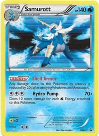 Samurott - BW22/101 - Black and White Promos Holofoil