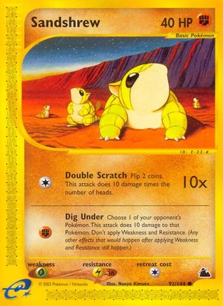 Sandshrew 92/144 - Skyridge