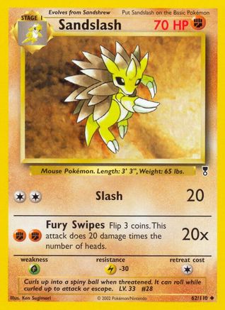 Sandslash/110 - Legendary Collection Reverse Holofoil