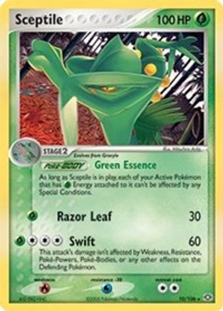 Sceptile - 10/106(EX Emerald) - Deck Exclusives