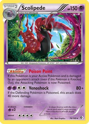 Scolipede/149 - Boundaries Crossed Holofoil