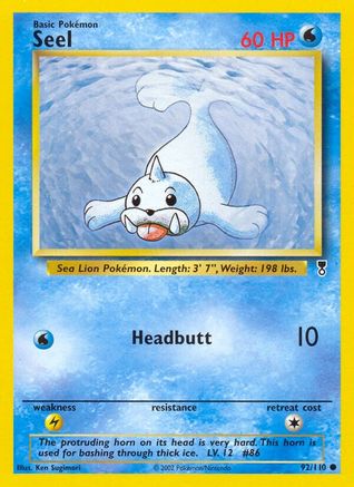 Seel/110 - Legendary Collection Reverse Holofoil