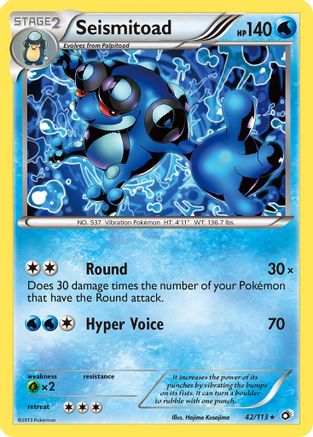 Seismitoad/113 - Legendary Treasures Reverse Holofoil