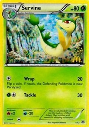 Servine - 1/12/12 - McDonalds Promos 2012 Holofoil