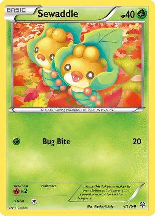 Sewaddle/135 - Plasma Storm Reverse Holofoil