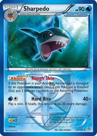 Sharpedo (Team Plasma)/135 - Plasma Storm