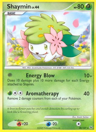 Shaymin (38)/127 - Platinum Reverse Holofoil