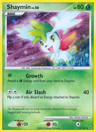 Shaymin (15)/127 - Platinum Reverse Holofoil