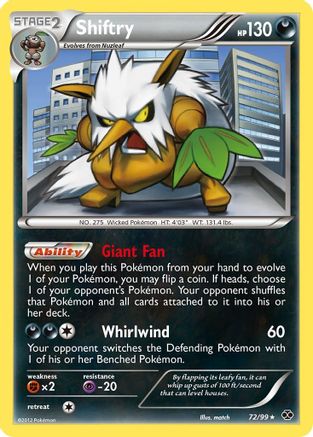 Shiftry/99 - Next Destinies Reverse Holofoil