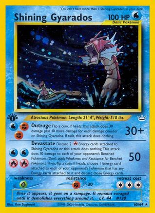 Shining Gyarados/64 - Neo Revelation Unlimited Holofoil