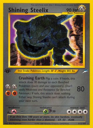 Shining Steelix/105 - Neo Destiny Unlimited Holofoil