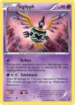 Sigilyph (41)/98 - Emerging Powers Reverse Holofoil
