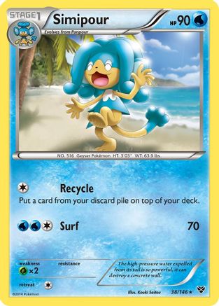 Simipour/146 - XY Base Set Reverse Holofoil