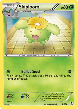 Skiploom/124 - Dragons Exalted Reverse Holofoil