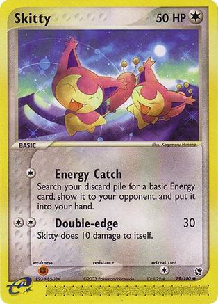 Skitty/100 - Sandstorm Reverse Holofoil