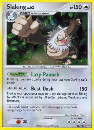 Slaking/127 - Platinum Reverse Holofoil