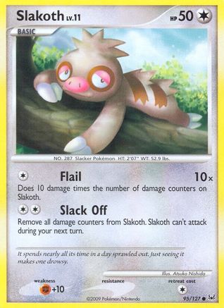 Slakoth/127 - Platinum Reverse Holofoil