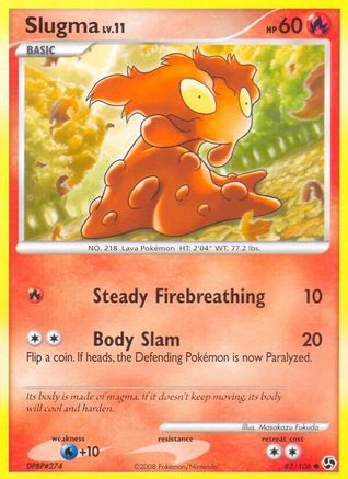 Slugma/106 - Great Encounters Reverse Holofoil