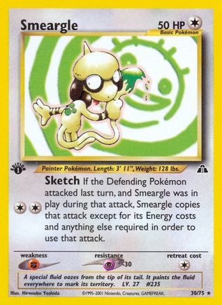 Smeargle (30) 30/75 - Neo Discovery