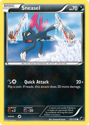 Sneasel/116 - Plasma Freeze Reverse Holofoil