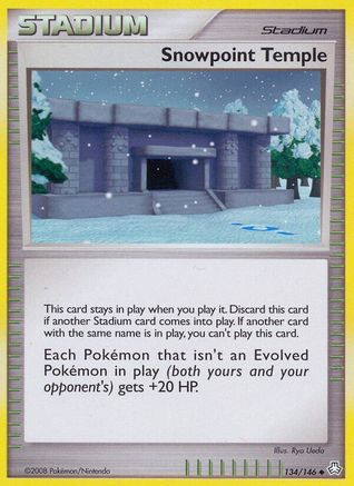 Snowpoint Temple/146 - Legends Awakened Reverse Holofoil