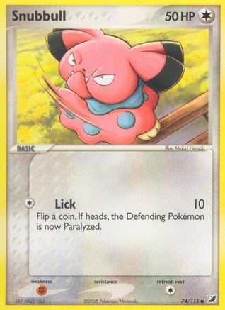 Snubbull 74/115 - Unseen Forces Reverse Holofoil