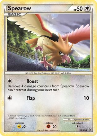 Spearow/95 - Unleashed Reverse Holofoil