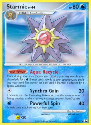 Starmie/111 - Rising Rivals Reverse Holofoil