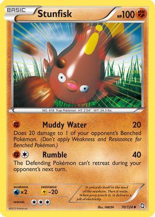 Stunfisk/124 - Dragons Exalted Reverse Holofoil