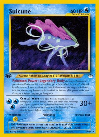 Suicune (27) 27/64 - Neo Revelation