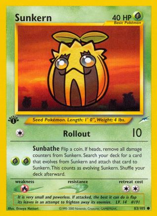 Sunkern 83/105 - Neo Destiny