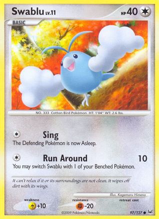 Swablu/127 - Platinum Reverse Holofoil
