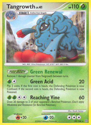 Tangrowth/100 - Stormfront Reverse Holofoil