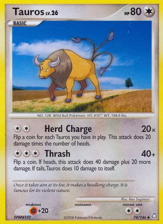 Tauros/146 - Legends Awakened Reverse Holofoil