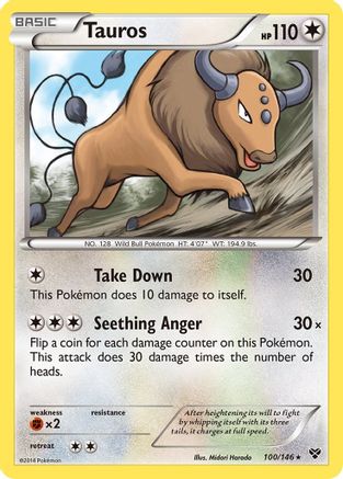 Tauros/146 - XY Base Set Reverse Holofoil
