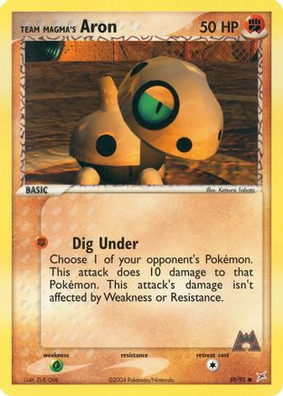 Team Magma's Aron - 59/95/95 - Team Magma vs Team Aqua