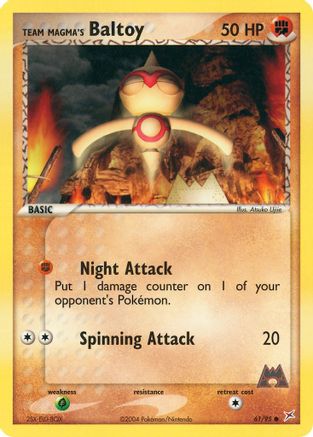 Team Magma's Baltoy - 61/95/95 - Team Magma vs Team Aqua