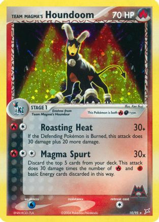 Team Magma's Houndoom - 10/95/95 - Team Magma vs Team Aqua Holofoil