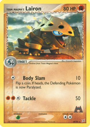 Team Magma's Lairon - 20/95/95 - Team Magma vs Team Aqua