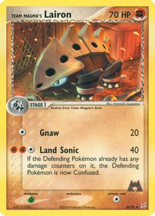 Team Magma's Lairon - 36/95/95 - Team Magma vs Team Aqua