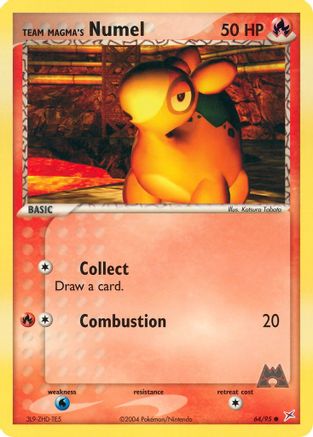 Team Magma's Numel/95 - Team Magma vs Team Aqua Reverse Holofoil
