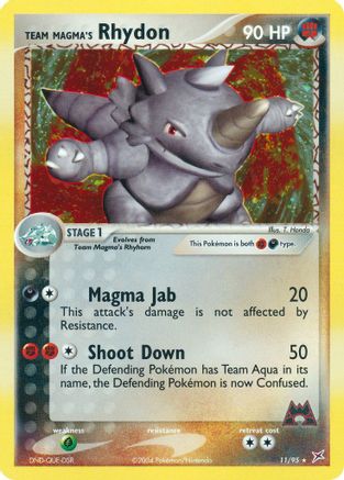 Team Magma's Rhydon - 11/95/95 - Team Magma vs Team Aqua Holofoil