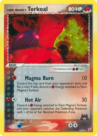 Team Magma's Torkoal/95 - Team Magma vs Team Aqua Holofoil