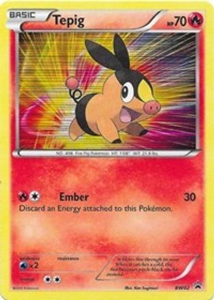 Tepig (BW02)/101 - Black and White Promos Holofoil
