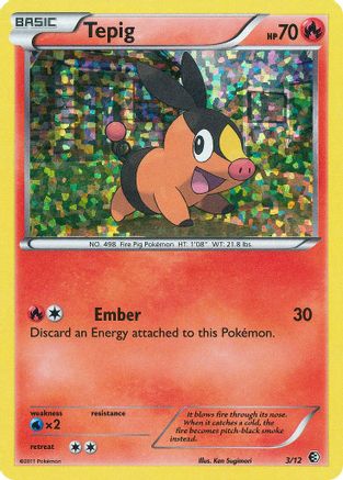Tepig - 3/12/12 - McDonalds Promos 2011 Holofoil