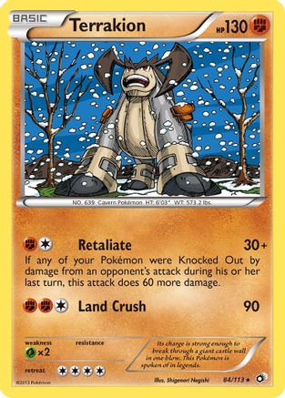 Terrakion/113 - Legendary Treasures Reverse Holofoil