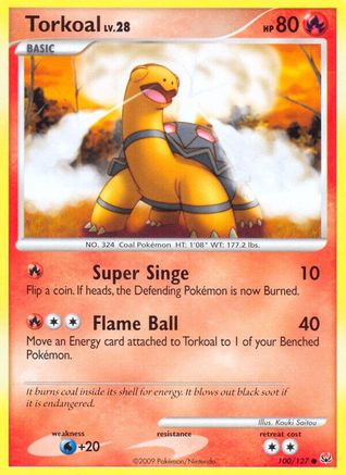 Torkoal/127 - Platinum Reverse Holofoil