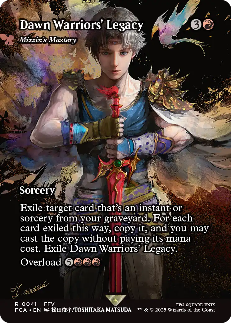 Dawn Warriors' Legacy - Mizzix's Mastery (Showcase) (FCA-041) (Borderless) [FINAL FANTASY: Through the Ages]