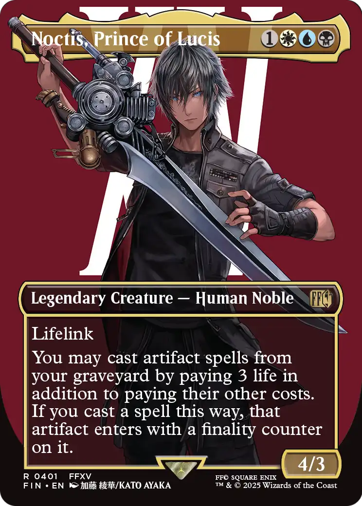Noctis, Prince of Lucis (Borderless) (FIN-401) [FINAL FANTASY]