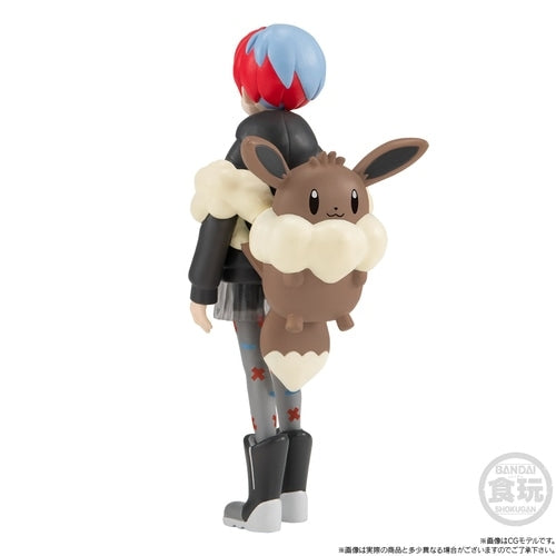Pokemon Scale World - Paldea Region - Penny and Sylveon Figure